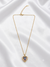 Mystic Multicolour Crystal with Winged Heart Pendant Necklace