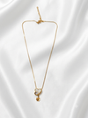 Whimsical Layered Heart & Floral Charm Pendant Necklace