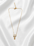 Whimsical Layered Heart & Floral Charm Pendant Necklace