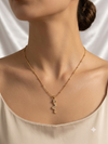 Snack Charm Pendant with Beaded Chain Necklace
