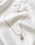 Bold Round-Cut Solitaire Crystal Pendant Necklace