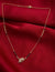 Floral Leaf With Tringle Mangalsutra