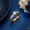 Luxury Round Diamond Solitaire Ring