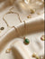 Vintage Inspired Oval Jade Pendant Necklace