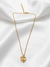 Heart & Paw Print Pendant Necklace with Sparkling Accents