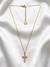 Rhinestone Cross Pendant Necklace