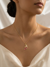 Vibrant Tropical Parrot Pendant Necklace