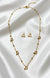 Musical Note Theme Station Necklace and Earrings