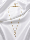 Snack Charm Pendant with Beaded Chain Necklace