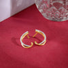 Pear Drop Motif Pendant in Polished Gold
