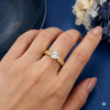 Luxury Round Diamond Solitaire Ring